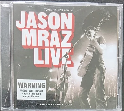 Jason Mraz ‎– Tonight, Not Again - 2004 CD and cover excellent - Image 1 of 3