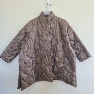 Chaqueta Jarbo Zentner Cortina en plumón de ganso bronceado frente abierto de gran tamaño XS - Imagen 1 de 9