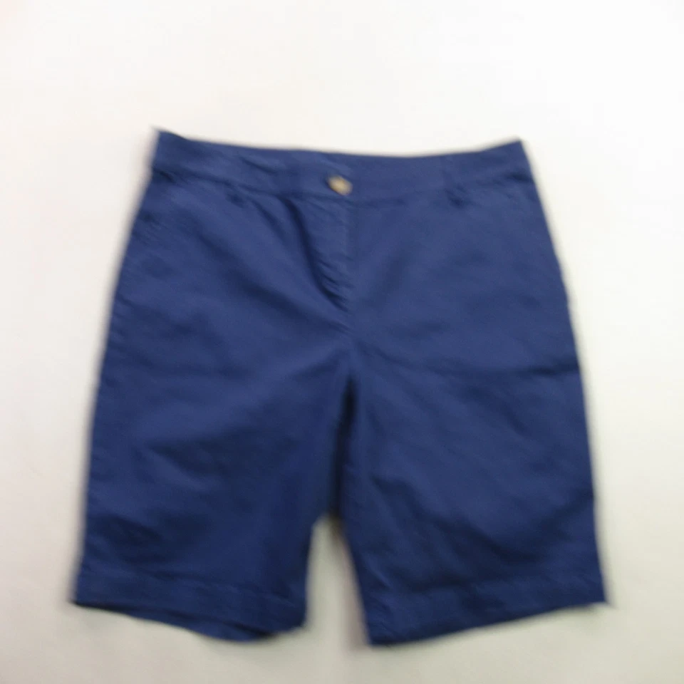Tommy Bahama Pantalones Cortos Mujer 10 Ligeros Bolsillos Exterior Ligeros Azul Foto 1 de 4