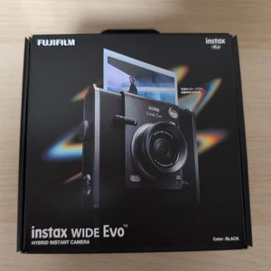 FUJIFILM instax WIDE Evo Hybrid Instant Camera Wide Format Color Black From JP - Picture 1 of 3