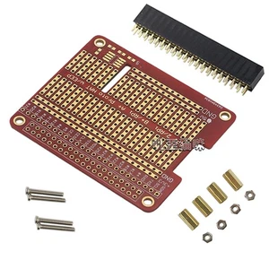 40-Pin GPIO Extension Board DIY Proto HAT Shield Set For Raspberry Pi 3B/3B+/4B - Zdjęcie 1 z 11