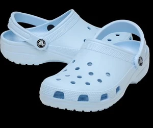 Crocs Clásico Zueco Unisex Sin Cordones Mujer Zapato Sandalias Ultra Ligeras Azul Talla 3-5 - Imagen 1 de 9