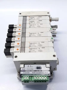 SMC EX120-SDN1 Serielle 8-Port Schnittstelleneinheit mit sechs Magnetventilen  - Bild 1 von 6