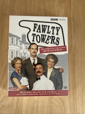 Fawlty Towers 1975-1979 Complete BBC TV Series 3 disc DVD Set John Cleese Sealed - Imagem 1 de 4