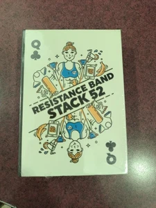 Stack 52 Resistance Band Exercise Playing Cards New The Game Of Fit - Picture 1 of 4