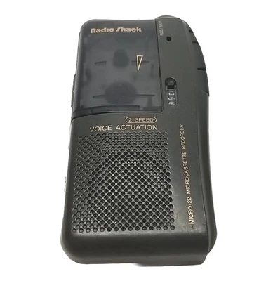 Radio Shack Portable Voice Microcassette Tape Recorder Micro-22  - Image 1 of 4