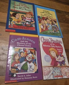 Cam Jansen Lot Of 4 Books Children's Mystery Books, And Young Cam, David Adler - Bild 1 von 5