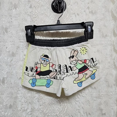 Pantalones cortos retro vintage años 80 para niños pequeños de poco a poco talla 12 meses Foto 1 de 3