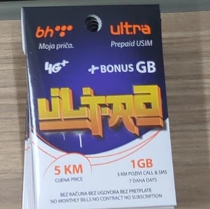 BIUSTONOSZ karta simcard Bośnia i Hercegowina 1gb - Zdjęcie 1 z 1