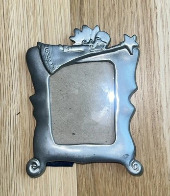 Seagull Co. Pewter Angel whimiscal Picture Frame Tabletop -small - Image 1 of 4