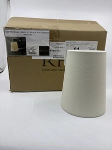 Restauración Hardware Cmp Pauliac S/2 Pantalla Blanco Lino Lámpara Pantallas Caja Abierta 2 - Imagen 1 de 18