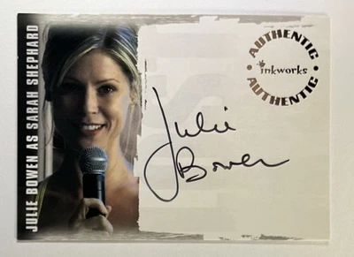 LOST 2006 INKWORKS REVELATIONS A3 A-3 JULIE BOWEN SARAH SHEPHARD AUTOGRAPH AUTO - Image 1 of 2