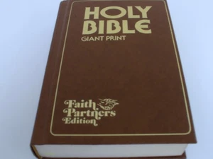 Holy Bible Giant Print King James Version Faith Partners Edition 1976 - Picture 1 of 14