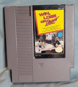 Win, Lose or Draw (Nintendo Entertainment System, 1990) NES Cart Only - Tested