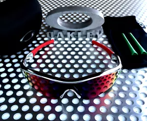 OAKLEY RADAR PATH | BMX CHROME | POSITIVE RED | BMX ARRAY SERIES - Picture 1 of 14