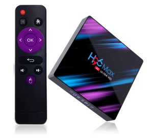 H96 MAX Smart TV Box Android 9.0 TV Box Quad Core 5.8GHz Support 5G WiFi 4K-32GB - Picture 1 of 2