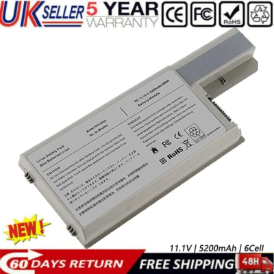 Battery for Dell Latitude D820 D830 D531 CF623 DF192 XD736 DF249 DF249 6 CellS - Image 1 of 4