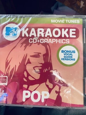 CD MTV KARAOKE HITS Movie Tunes-pop Plus Graphics. NEW SEALED - Image 1 of 2