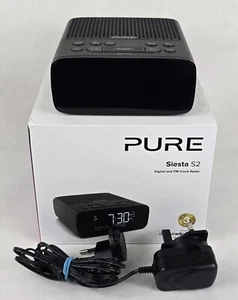 PURE Siesta S2 Digital Alarm Clock DAB FM Radio. Boxed. - Picture 1 of 12