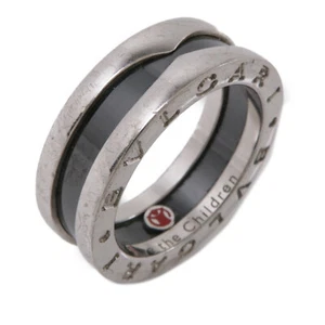 BVLGARI BLV Save the Children Ring BLV 50 US#5 925 Sterling Silver - Picture 1 of 13