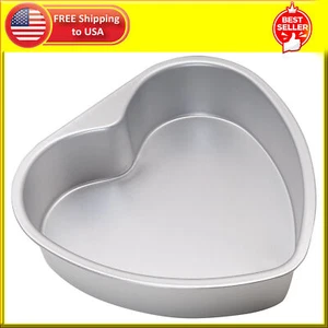 Heart Shaped Cake Pan 10 Inch Aluminum Cake Pans Heart Cake Tin Baking Cake Mold - Picture 1 of 8