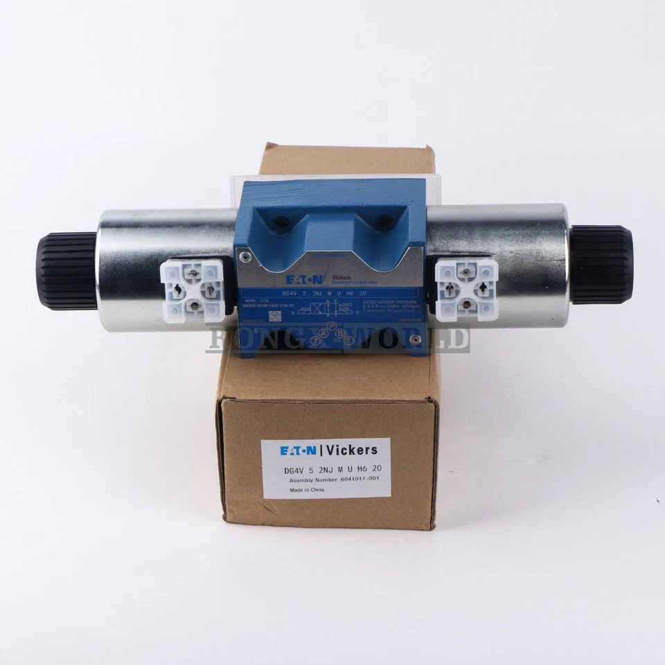 1PCS NEW EATON VICKERS SOLENOID VALVE DG4V-5-2NJ-M-U-H6-20 DG4V 5 2NJ M U H6 20 - Image 1 of 1