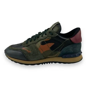 Zapatillas Hombre VALENTINO Rockrunner Caqui/Naranja Talla UK 5 EU 39 - Imagen 1 de 11