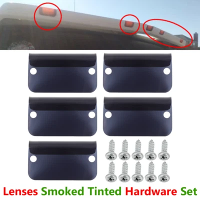 HD Lens Lenses Smoked Tinted Hardware Set Cab Sunvisor DIY Hardware Super Kit - Image 1 of 4