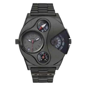 47246/IP/GY STORM V2 Navigator IP Matt Grey S/Steel Bracelet Watch RRP £270 - Picture 1 of 1