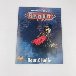 Advanced Dungeons & Dragons Ravenloft Hour of the Knife with Map 9456 TSR - Imagen 1 de 5