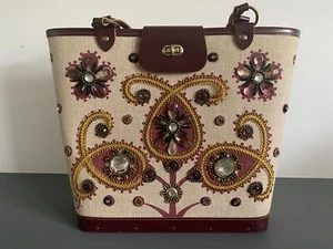Tasche von Enid Collins Paisley Vintage 1960er - Bild 1 von 17