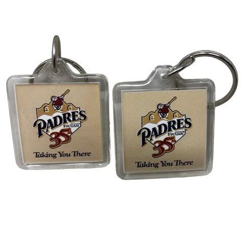 Lot of 2 San Diego Padres 35th AMC Movie Watchers Keychain Cover