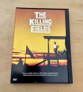 The Killing Fields DVD Video Sunset Color Case CD Yellow Orange Man Flag Shadow - Picture 1 of 5