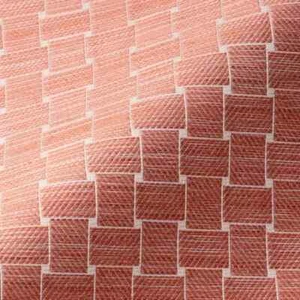 Brunschwig & Fils Large Basketweave Uphol Fabric- Beaumois Woven / Petal 1.90 yd - Picture 1 of 5