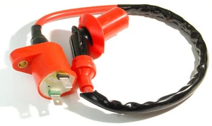 ATV Gokart Scooter High Performance Ignition Coil Wire=15" Gy6-50,125,150,180cc - Picture 1 of 4