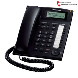 Telefono Fisso Panasonic KX-TS880EX Vivavoce Rubrica 50 nomi Presa per Cuffia - Foto 1 di 2
