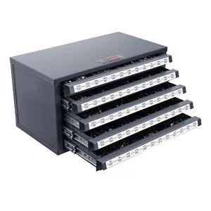VEVOR Drill Bit Dispenser Organizer Cabinet Five-Drawer for 33/64" to 63/64" - Picture 1 of 12