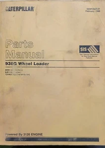 CAT Caterpillar 938G WHEEL LOADER PARTS MANUAL - Picture 1 of 1