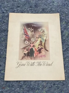 Souvenir Movie Program For Gone With The Wind-Gable/Leigh Original 1939 - Picture 1 of 11