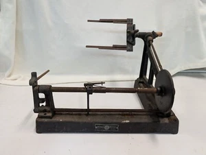 Antique Alfred Suter Yarn Thread Winder Wheel Industrial Textiles Cast Iron - Picture 1 of 11