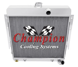 3 Row Kool Champion Radiator for 1964 Plymouth Barracuda L6 Engine #CC63DT - Photo 1/7