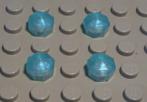 Lego Diamante 1x1x0,6 Transparente Azul Claro 4 Piezas - Imagen 1 de 1