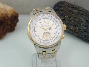 Dugena M Tech Automatic Worldtimer Men's Watch Sapphire Glass Steel Ø Approx. - Picture 1 of 7