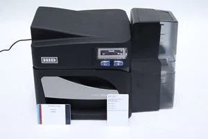 HID Fargo DTC4500e Color ID Card Printer Ethernet USB - Picture 1 of 9