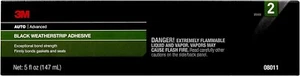 3M 8011 Fast Drying Weatherstrip Adhesive 08011 Black - Picture 1 of 1