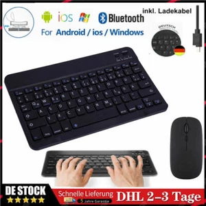 Mini Kabellose Bluetooth Tastatur mit Maus Universal für Smartphone PC Laptop - Bild 1 von 13