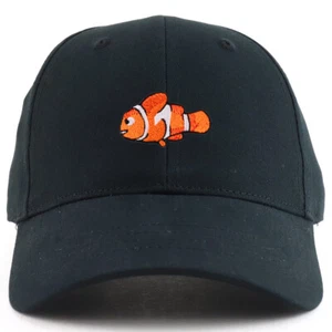 Kid's Clown Fish Patch Youth Size Twill Cotton Structured Baseball Cap- FREESHIP - Picture 1 of 11