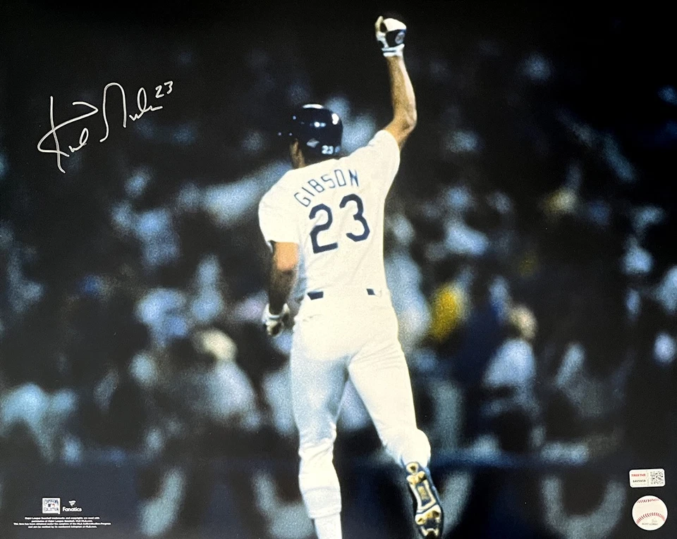 Kirk Gibson Autografiado Los Angeles Dodgers 1988 WS Home Run 16x20 Foto TRISTAR Foto 1 de 1