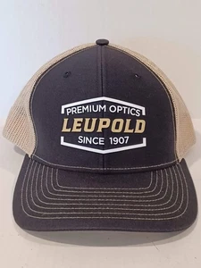 Richardson 112 Leupold Optics Truckermütze schwarz/hellbraun Mesh mit Gummi Logo verstellbar - Bild 1 von 7