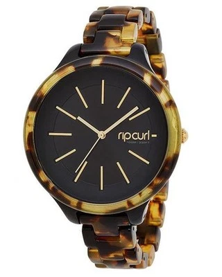Rip Curl Womens HORIZON ACETATE SURF WATERPROOF WATCH A2588G - Amber Rrp $199.99 - Image 1 of 3